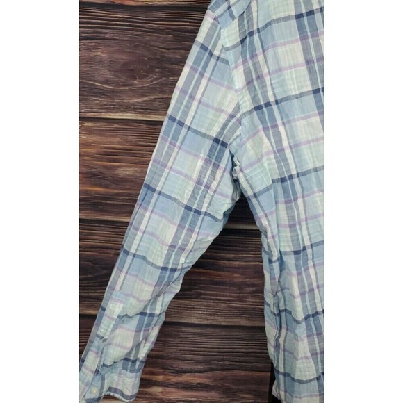 Vineyard Vines Shirt Men's Large Classic Fit Tucker Shirt Long Sleeve Plaid - Picture 8 of 11